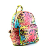Becky multicolor Graffiti Backpack