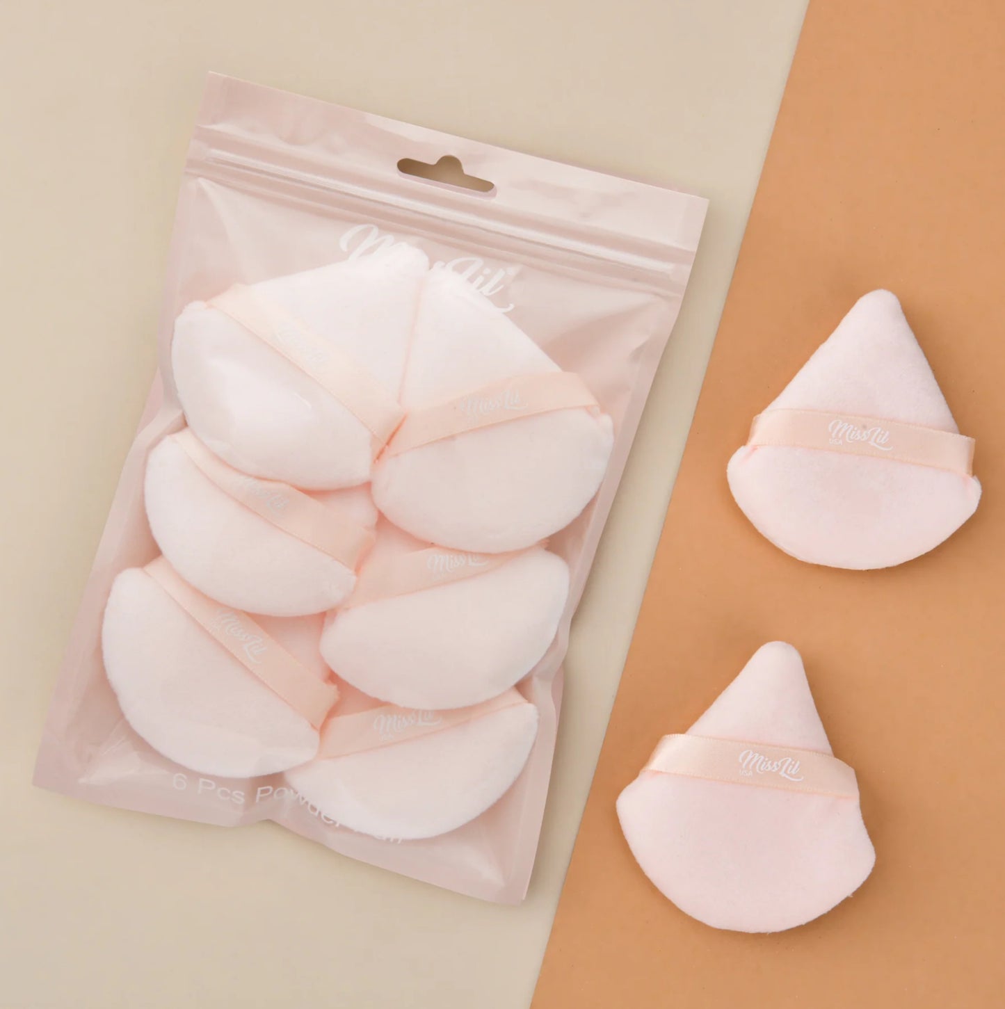 Miss Lil Powder Puff Set Beige and Black
