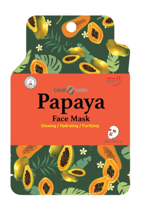 Dearderm Papaya Mask Sheet