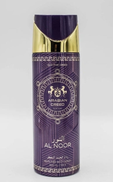 Arabian creed Al Noor body spray