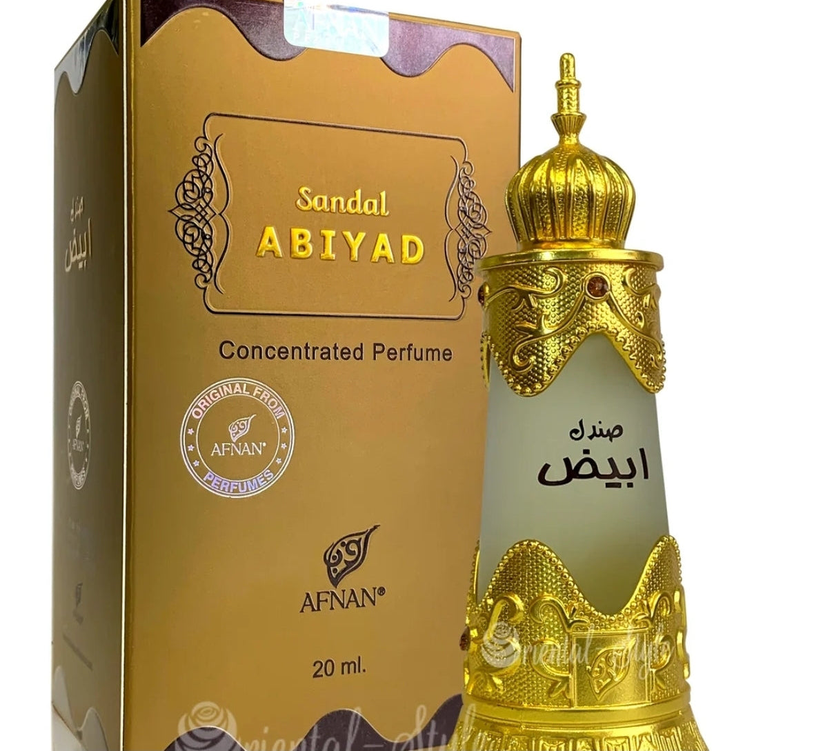 Afnan Sandal Abiyad concentrated perfume oil