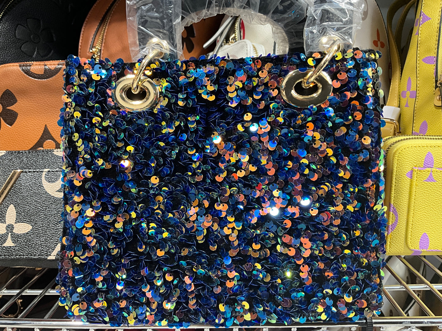Mini glitter bag