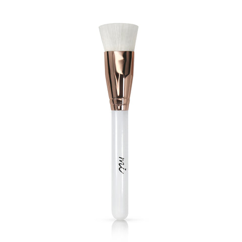 White w/ Rose Gold Foundation Buffer Brush