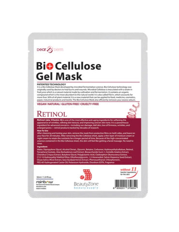 Dearderm Bio Cellulose Gel Mask Retinol   1.01fl.oz/30ml